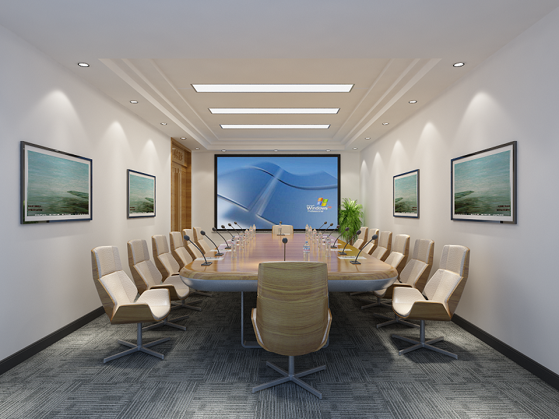 北京泰華集團辦公室內裝修效果圖