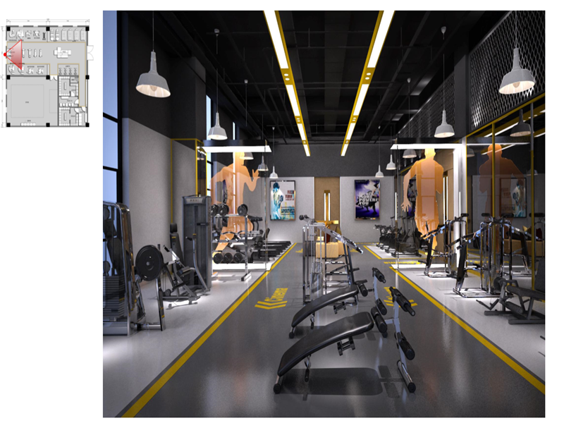 機場員工健身房裝修