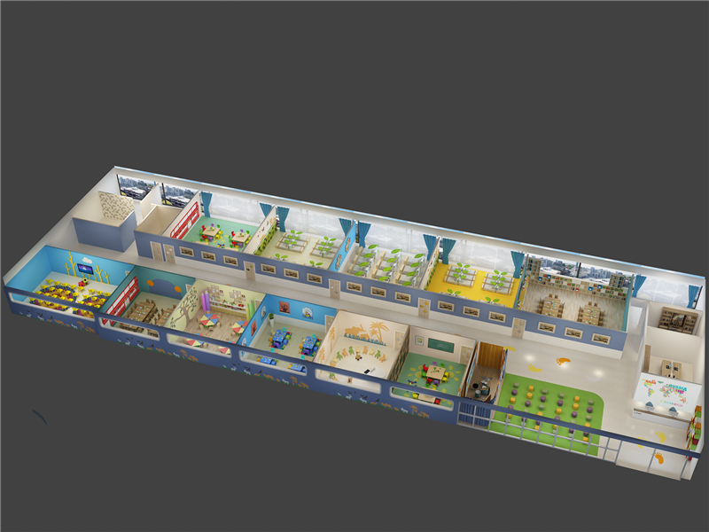 鄭州幼兒園全景圖 鄭州幼兒園全景圖