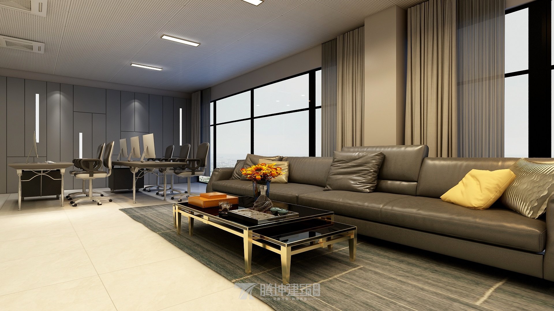 精裝修辦公室 精裝修辦公室分為幾個階段